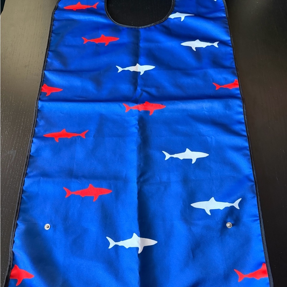 Kids Shark Print Arts ad crafts Swim Bib